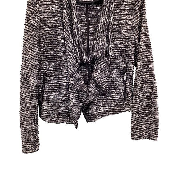 Bagatelle‎ Boucle’ Jacket Size Small Black & White Tweed Blazer - Picture 3 of 8